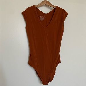 Everlane V-neck Ballet Bodysuit